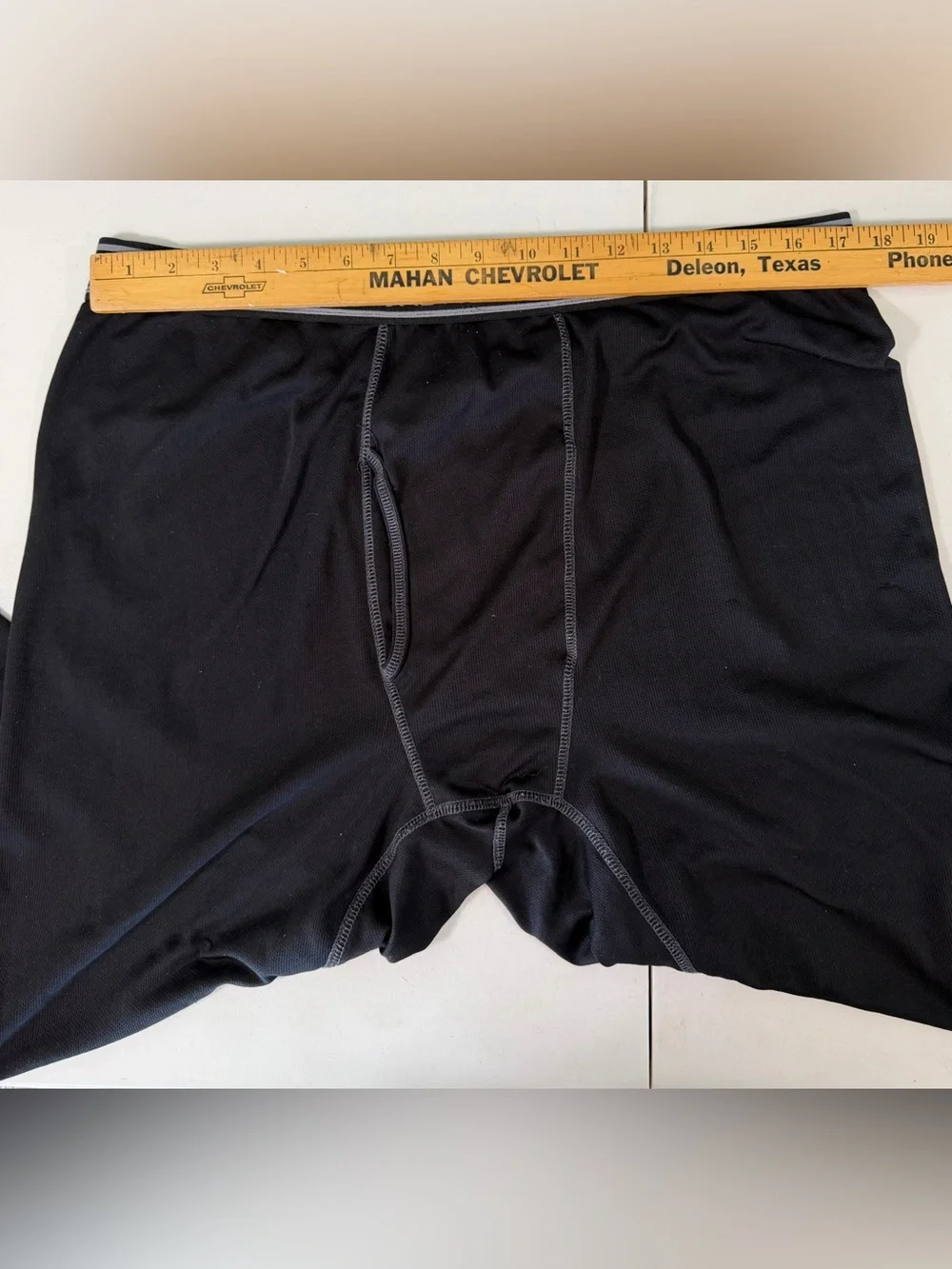 Jockey Pants Mens Large Smart Thermal Long Johns Black Size: large
